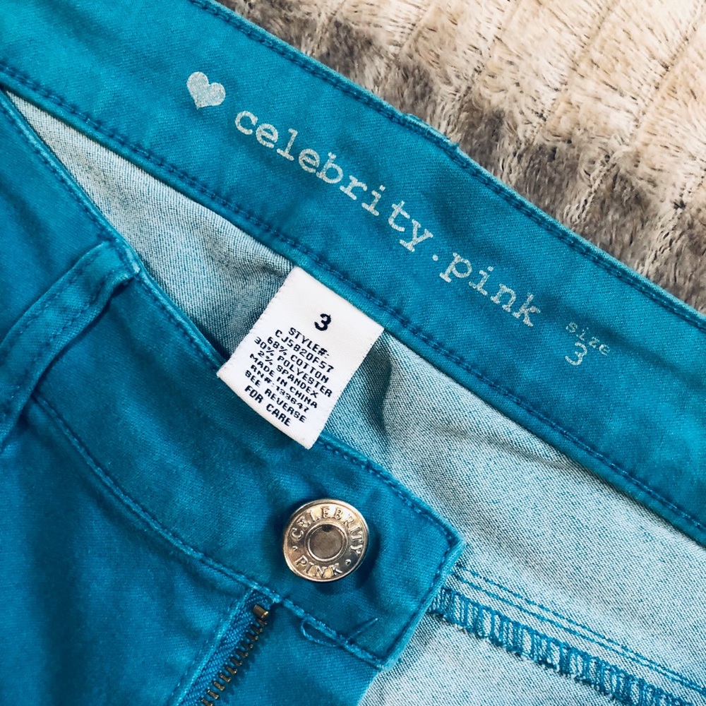 Celebrity Pink turquoise pants